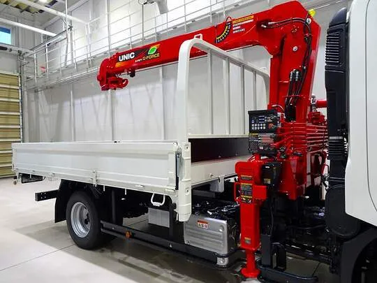 デュトロ 3t 4WD 高床 ワイドロング ユニック4段クレーン付 未使用車