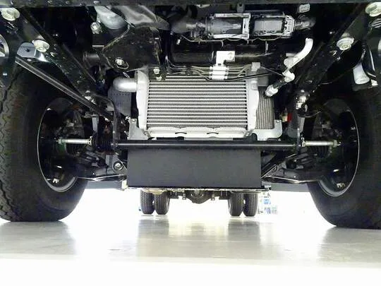 デュトロ 3t 4WD 高床 ワイドロング ユニック4段クレーン付 未使用車