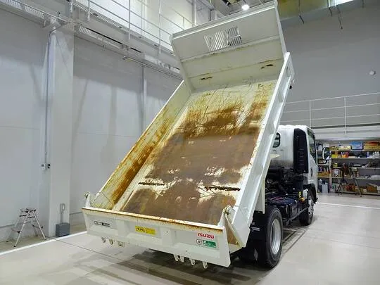 エルフ 3.65t 高床 ワイドセミロング セーフティローダーダンプ