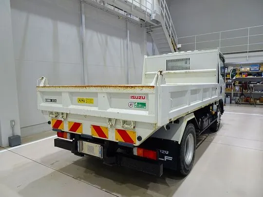 エルフ 3.65t 高床 ワイドセミロング セーフティローダーダンプ