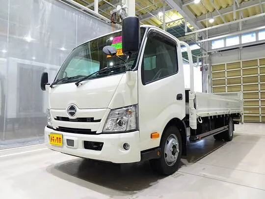 デュトロ 3.5t FJL ワイド超ロング 2段折れ式垂直P/G付 未使用車