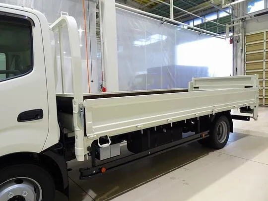 デュトロ 3.5t FJL ワイド超ロング 2段折れ式垂直P/G付 未使用車