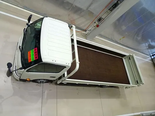 デュトロ 3.5t FJL ワイド超ロング 2段折れ式垂直P/G付 未使用車