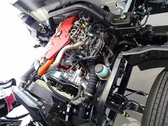 デュトロ 4.65t 高床 ワイド超ロング 平ボデー 未使用車