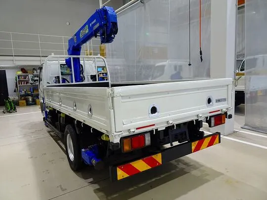 【年次点検済】エルフ 3t 高床 標準ロング タダノ4段クレーン付