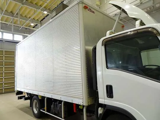 エルフ 3.95t 高床 ワイドロング アルミバン フルゲート付