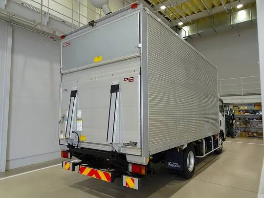 エルフ 3.95t 高床 ワイドロング アルミバン フルゲート付