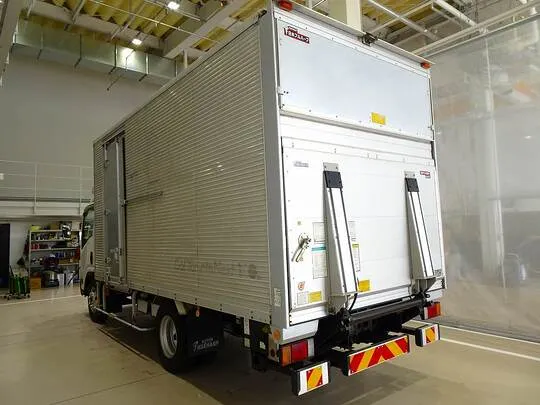 エルフ 3.95t 高床 ワイドロング アルミバン フルゲート付