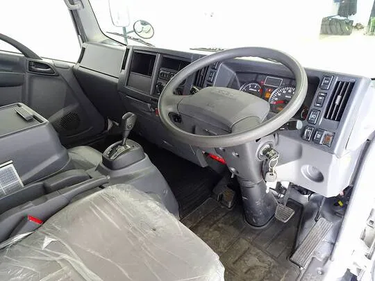 エルフ 3.95t 高床 ワイドロング アルミバン フルゲート付