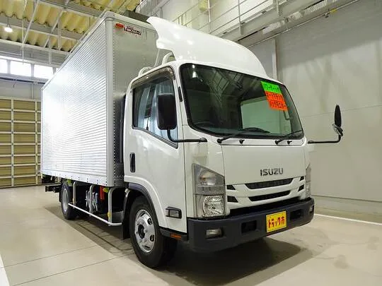 エルフ 3.95t 高床 ワイドロング アルミバン フルゲート付