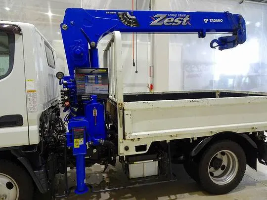キャンター 2t 全低床 標準 タダノ3段クレーン付