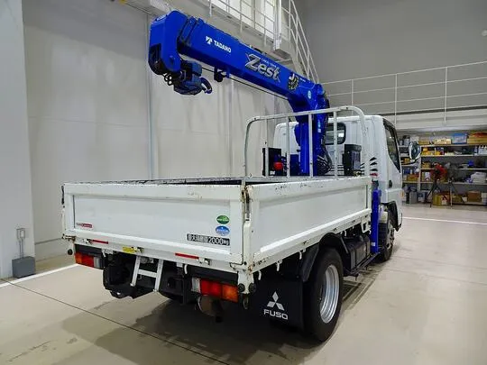 キャンター 2t 全低床 標準 タダノ3段クレーン付