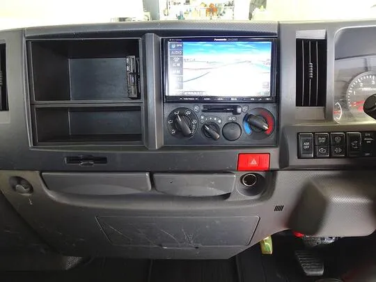 【年次点検済】エルフ 3t 高床 標準ロング タダノ4段クレーン付