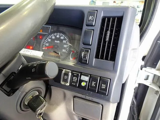 【年次点検済】エルフ 3t 高床 標準ロング タダノ4段クレーン付