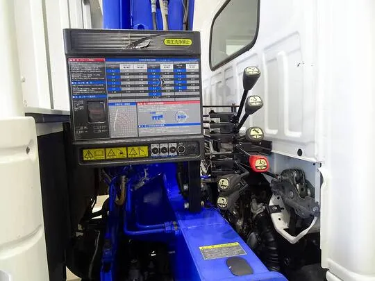 【年次点検済】エルフ 3t 高床 標準ロング タダノ4段クレーン付