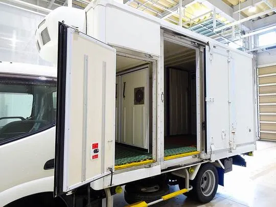 デュトロ 1.5t FJL 標準セミロング 低温冷凍車 2室式 左右サイドドア 総重量5t未満