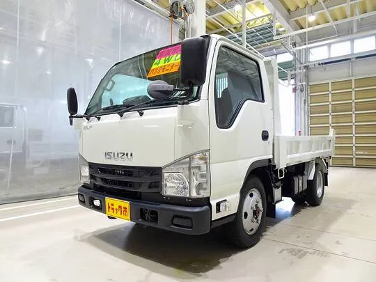 エルフ 2t 4WD FFL 強化ダンプ 未使用車