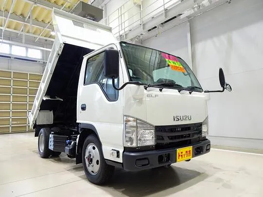エルフ 2t 4WD FFL 強化ダンプ 未使用車