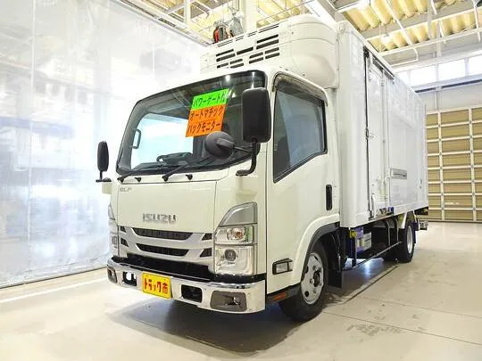 エルフ 2t 高床 標準ロング 低温冷凍車 スタンバイ/格納ゲート付