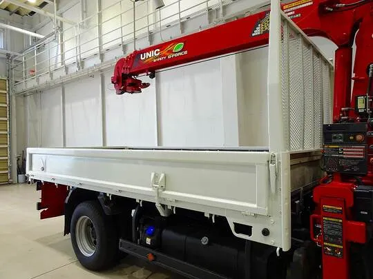 エルフ 2t 高床 標準ロング ユニック4段クレーン付