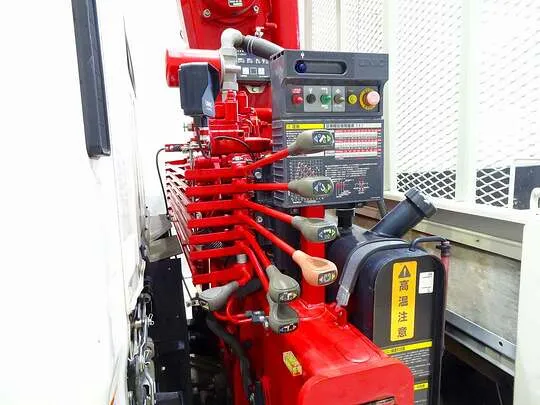 エルフ 2t 高床 標準ロング ユニック4段クレーン付