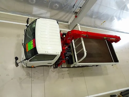 デュトロ 3t 4WD 高床 ワイドロング ユニック4段クレーン付 未使用車
