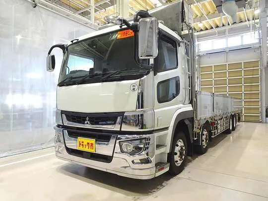 スーパーグレート 13.7t 4軸 アルミブロック 平ボディ リアエアサス 394ps