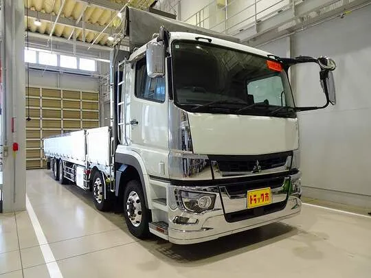 スーパーグレート 13.7t 4軸 アルミブロック 平ボデー リアエアサス 394ps