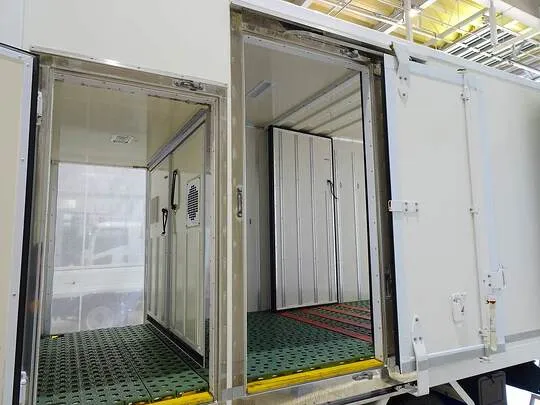 デュトロ 1.5t FJL 標準セミロング 低温冷凍車 2室式 左右サイドドア 総重量5t未満
