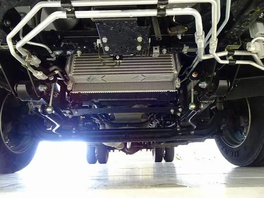 キャンター 4.35t 全低床 ワイドロング アルミブロック 平ボデー