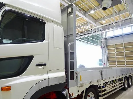 プロフィア 13.5t 4軸 アルミブロック 平ボデー 総輪エアサス 410ps