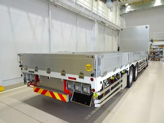 プロフィア 13.5t 4軸 アルミブロック 平ボデー 総輪エアサス 410ps