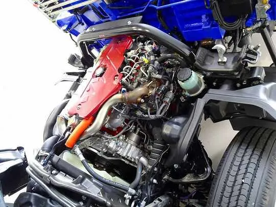 【年次点検済】デュトロ 3t FJL 標準 タダノ3段クレーン付