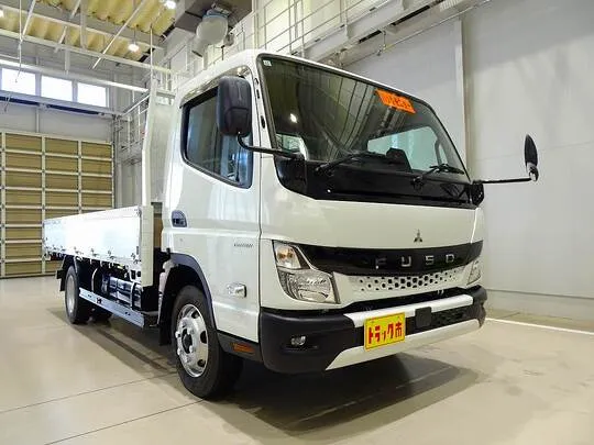 キャンター 4.35t 全低床 ワイドロング アルミブロック 平ボデー