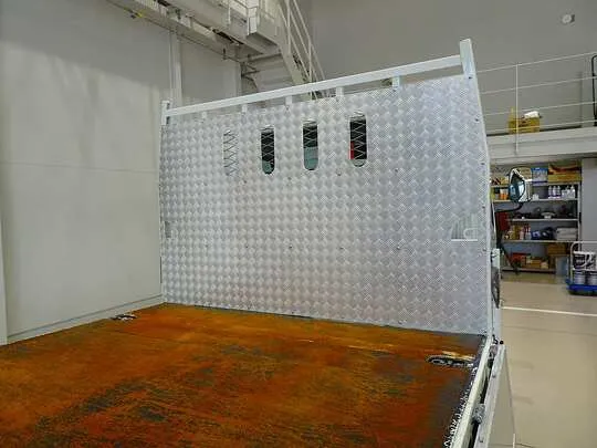 キャンター 4.35t 全低床 ワイドロング アルミブロック 平ボデー