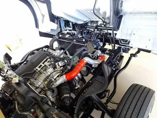 キャンター 4.35t 全低床 ワイドロング アルミブロック 平ボデー