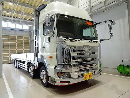 プロフィア 13.5t 4軸 アルミブロック 平ボデー 総輪エアサス 410ps