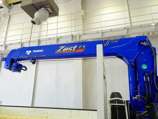 エルフ 2.95t 高床 ワイドロング タダノ4段クレーン付/ダンプ カスタムグレード
