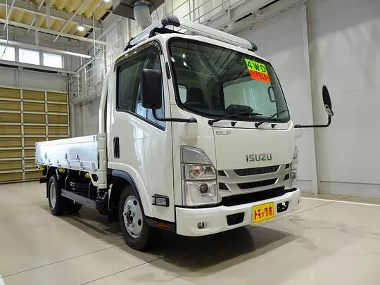 エルフ 2t 4WD FFL 標準セミロング アルミブロック 平ボデー